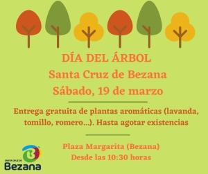 Reparto de plantas aromáticas para celebrar el Día del Árbol
