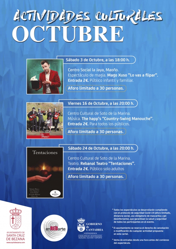 Programa de Actividades Culturales Octubre