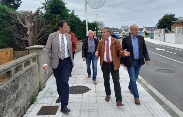 El Ayuntamiento ejecuta la mejora integral de La Nueva y la Avenida Fernando Sainz, en Sancibrián