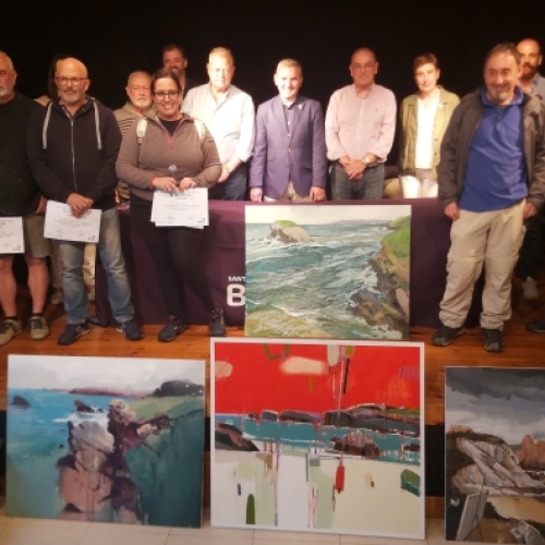 Entregados los premios del VI Concurso Nacional de Pintura Rápida Costa Quebrada